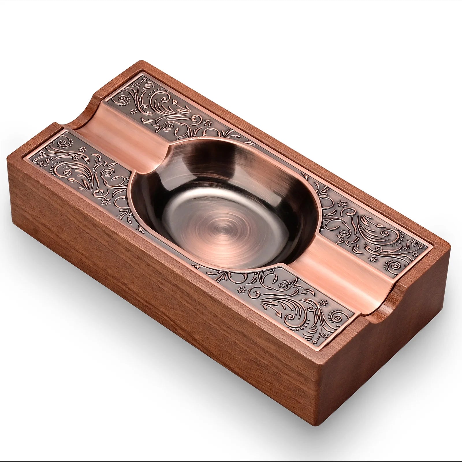 Bronze Wood Ashtray