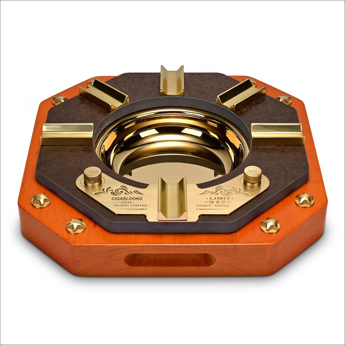 Orange Merbau Ashtray