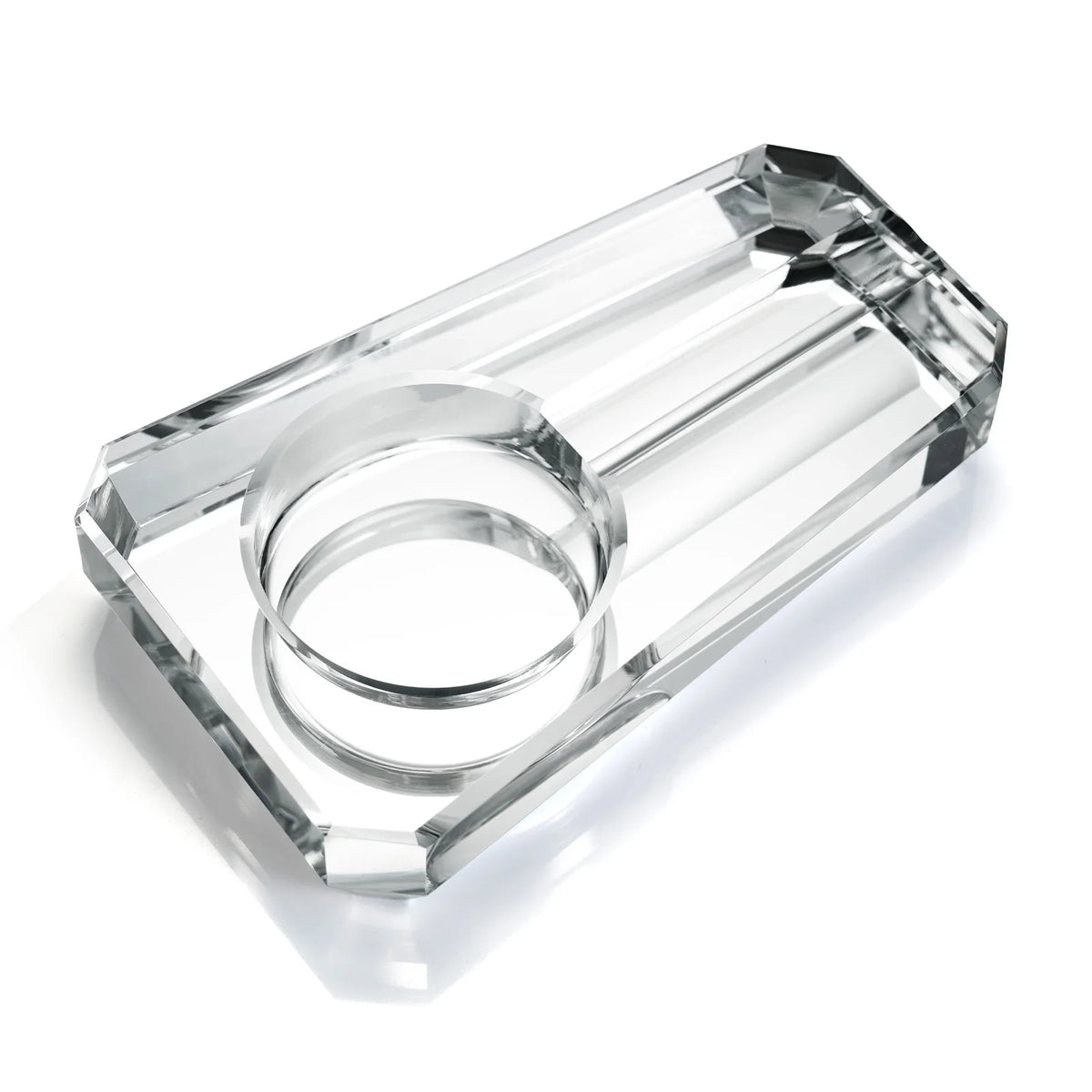 Silver Crystal Ashtray