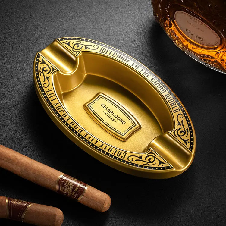 Gold Dual Ashtray