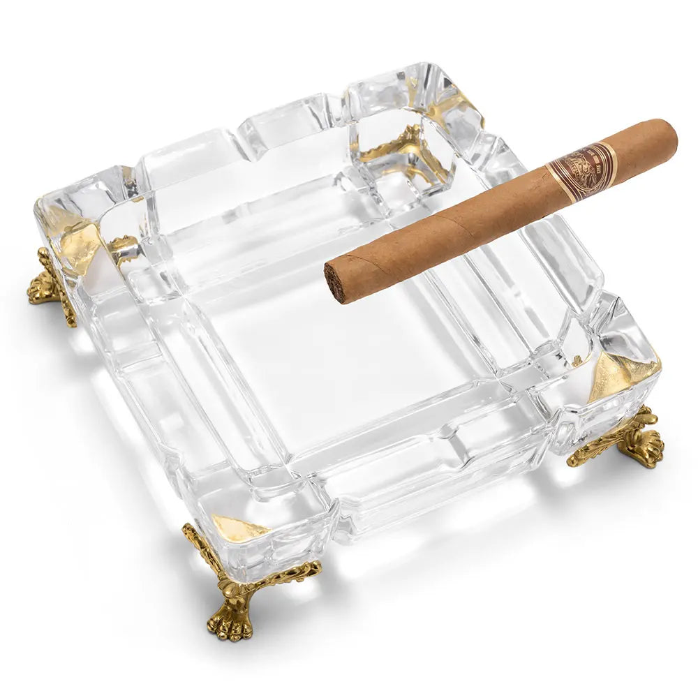 Large Crystal Ashtray