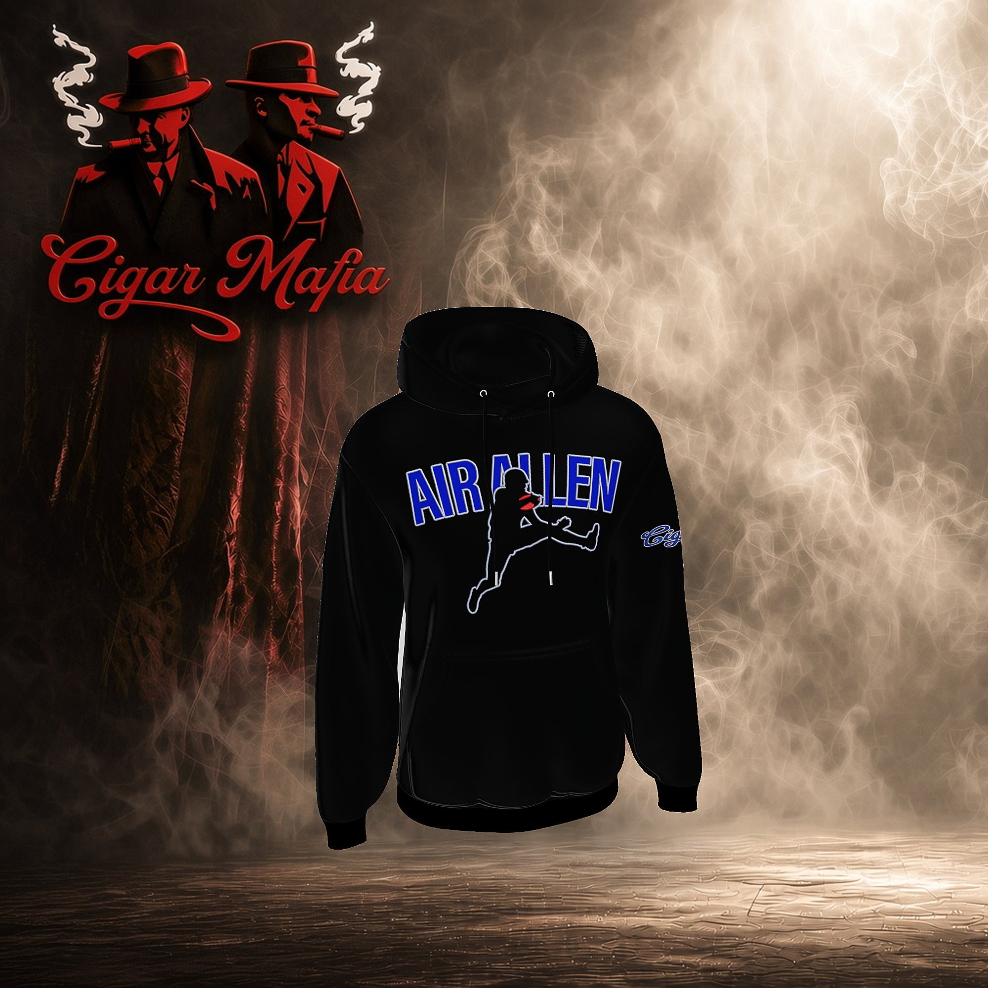 Air Allen Hoodie black __plated v7
