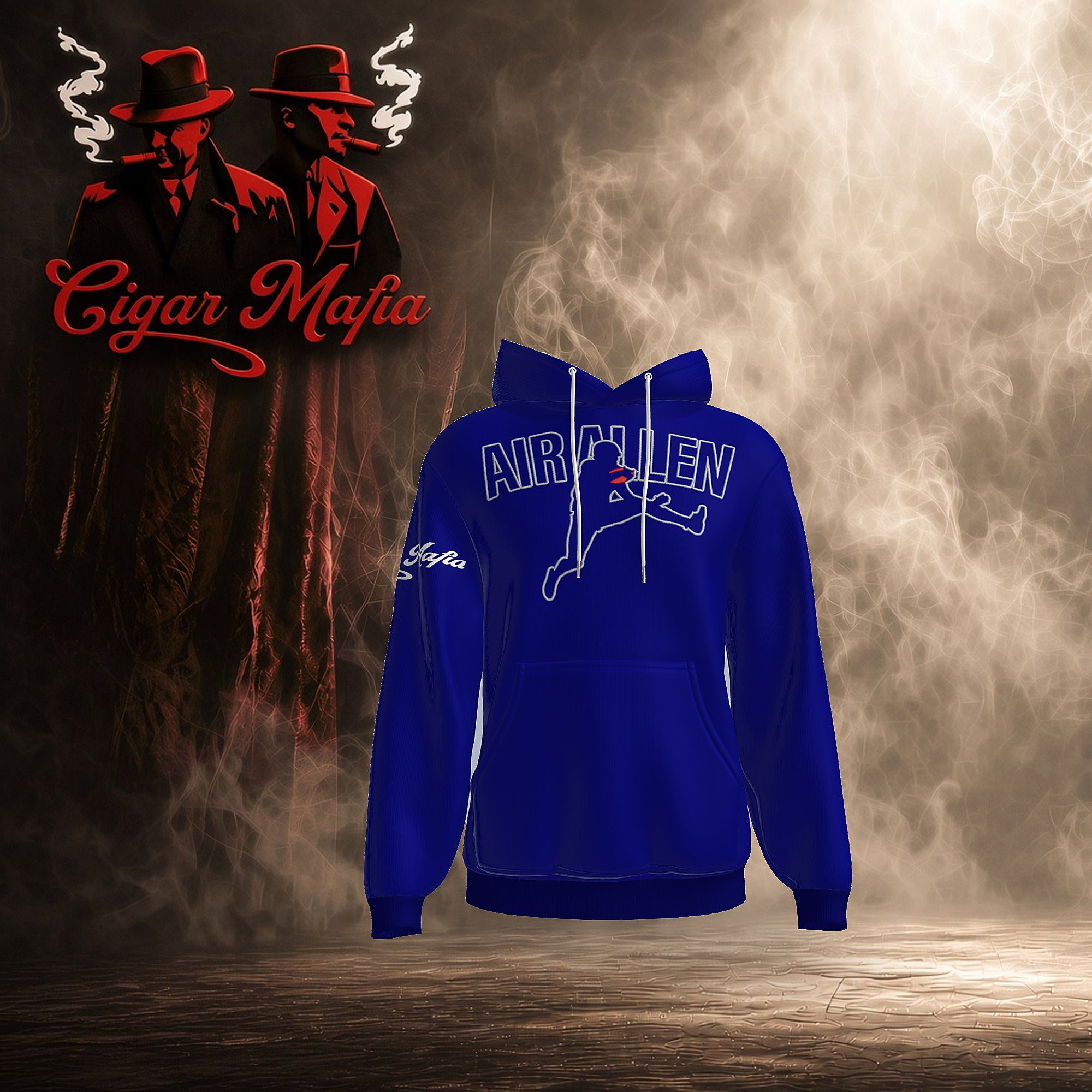 Air Allen Hoodie blue __plated v7