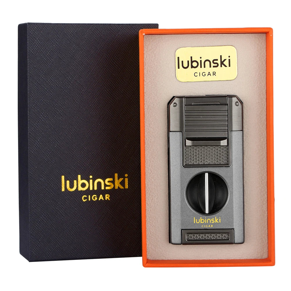Dual-Flame Torch Lighter with V-Cutter — cigar lighter, photo 11