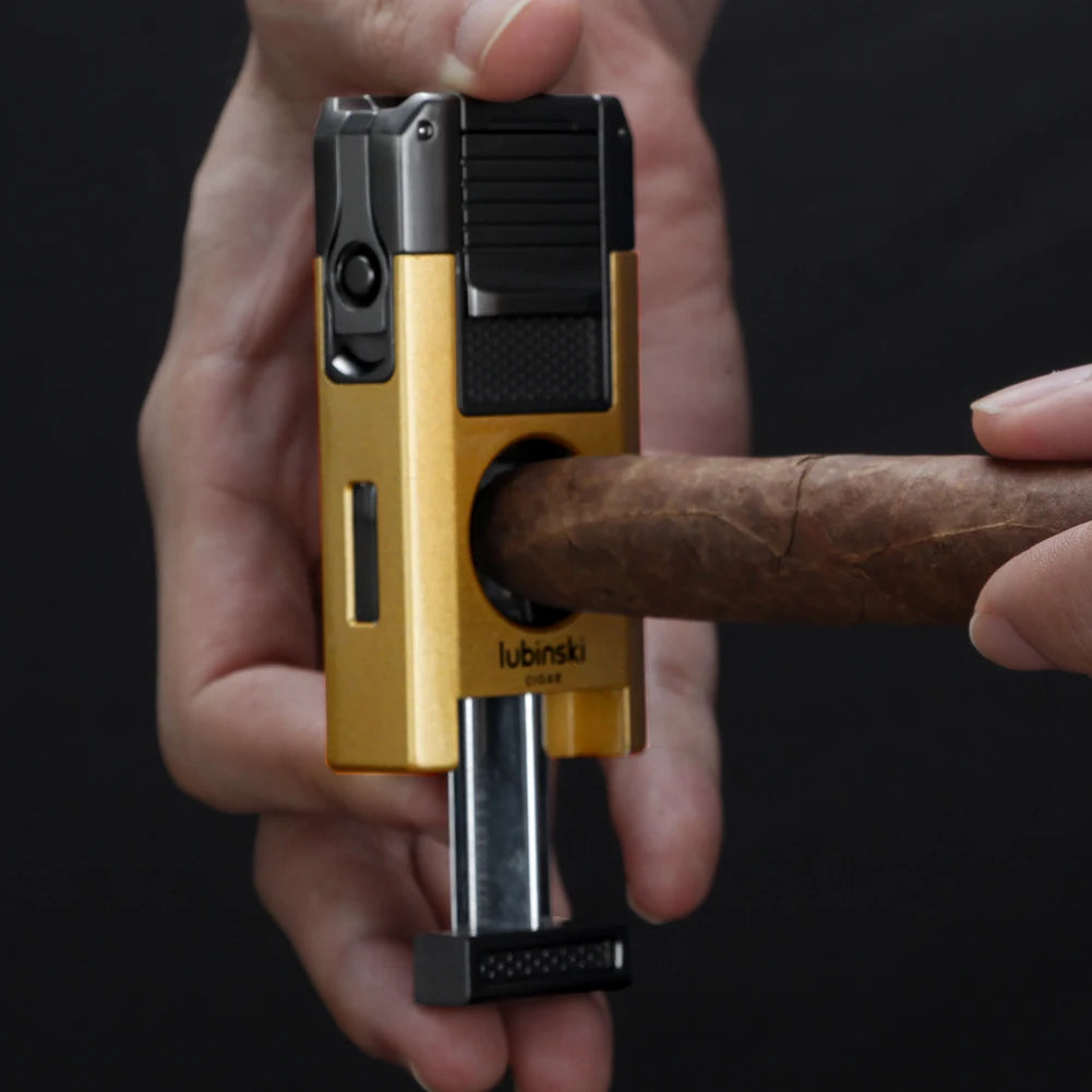 Dual-Flame Torch Lighter with V-Cutter — cigar lighter, photo 6