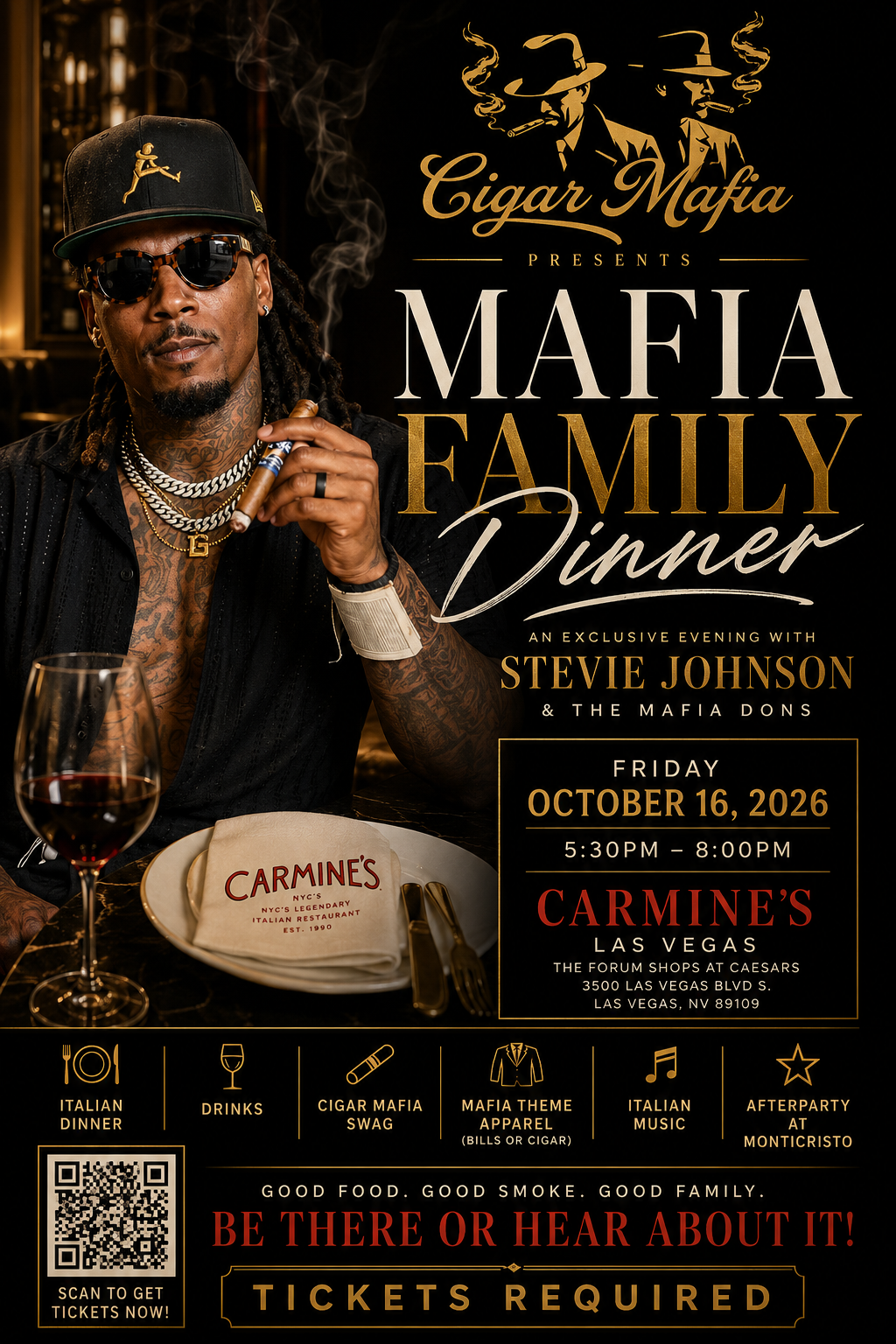 Family Dinner Las Vegas flyer