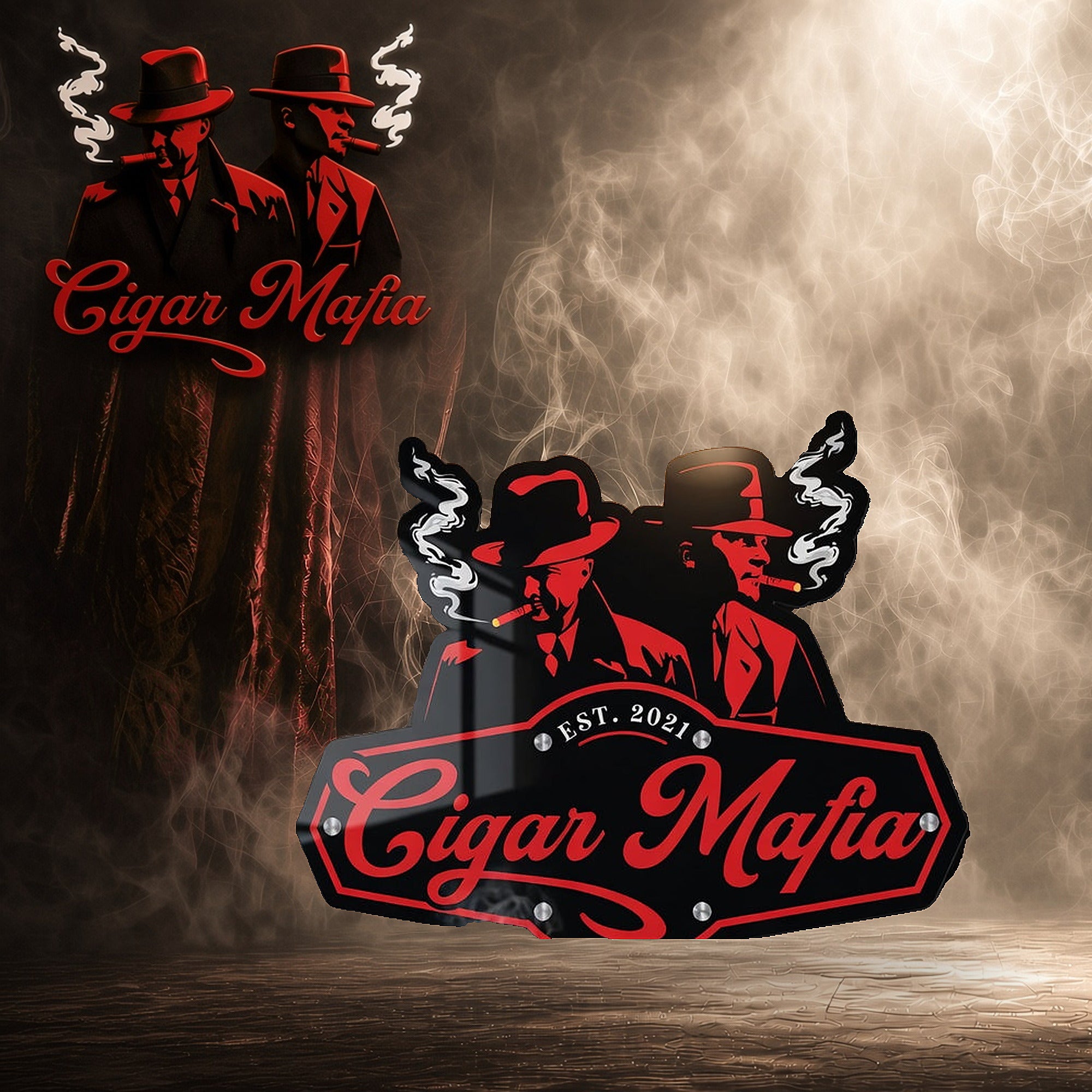 Cigar Mafia Mancave Sign default __plated v7