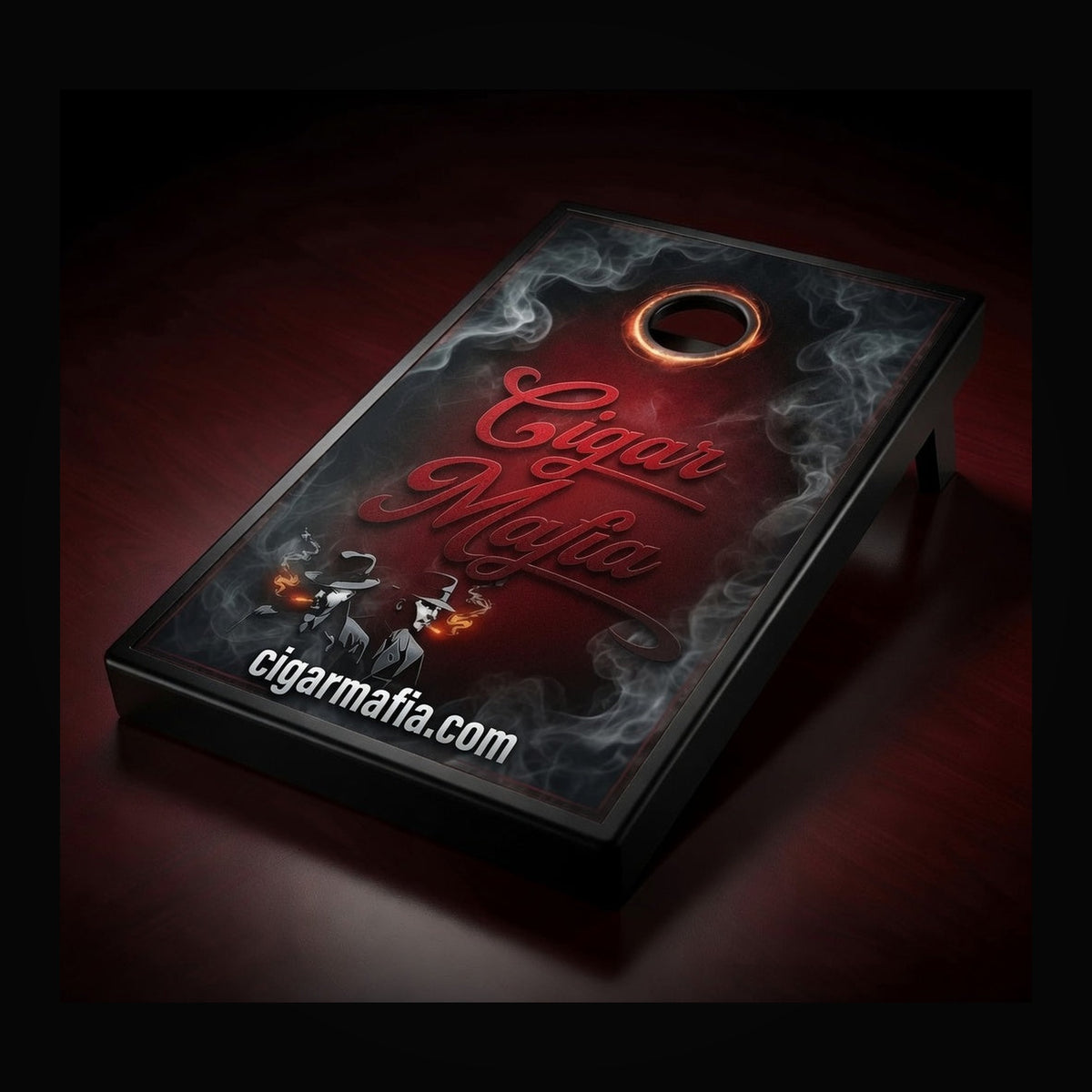 Mafia Cornhole Boards — board view