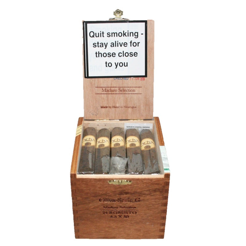 Oliva Serie G Robusto BP Maduro-24