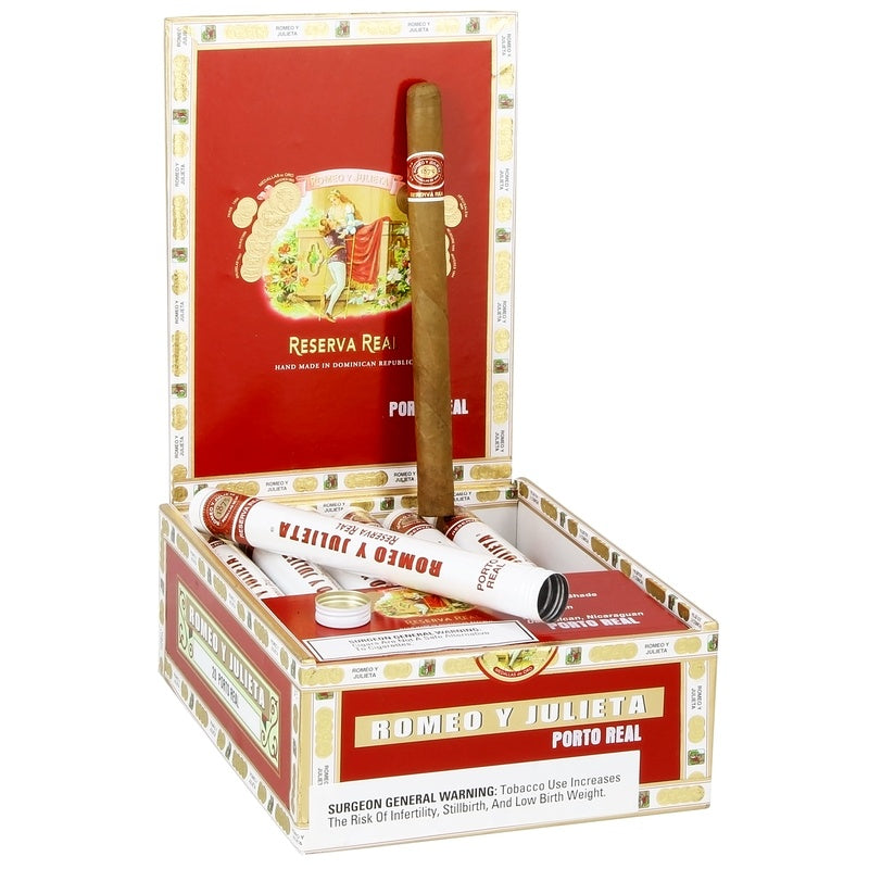 Romeo y Julieta Reale Porto Real Tube-20