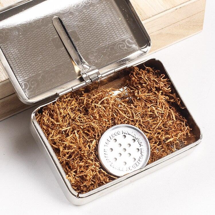 Enchanted Cigar Oasis: Magical Mini Metal Humidor - Cigar Mafia