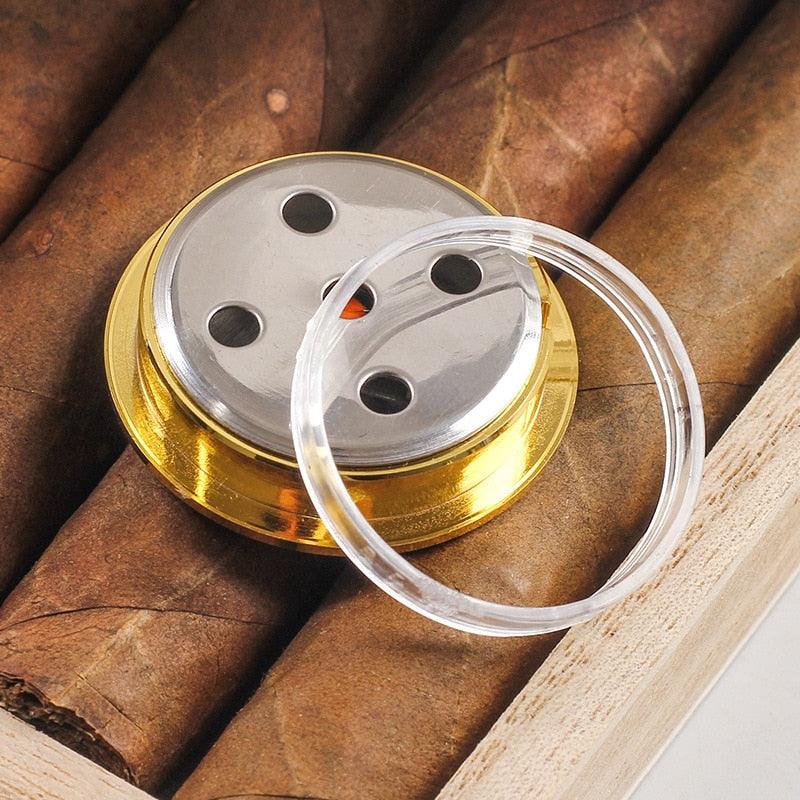 Enchanted Cigar Oasis: Mini Hygrometer & Thermometer - Cigar Mafia