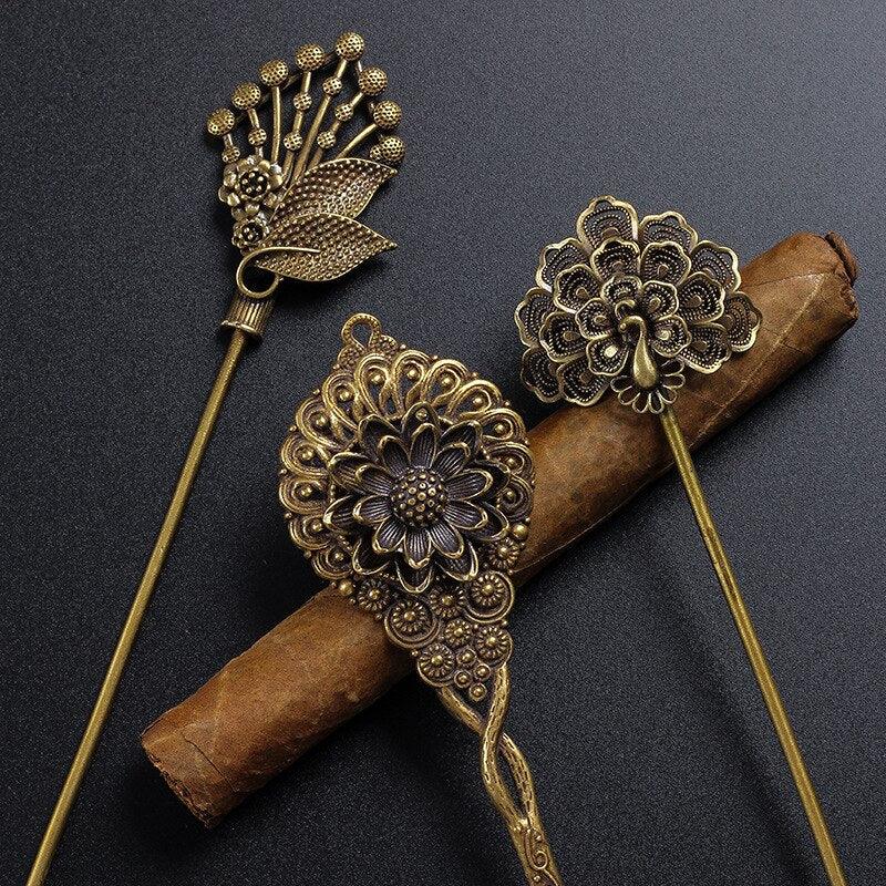 Enchanted Copper Carvings Cigar Dredge: Retro Piercer - Cigar Mafia