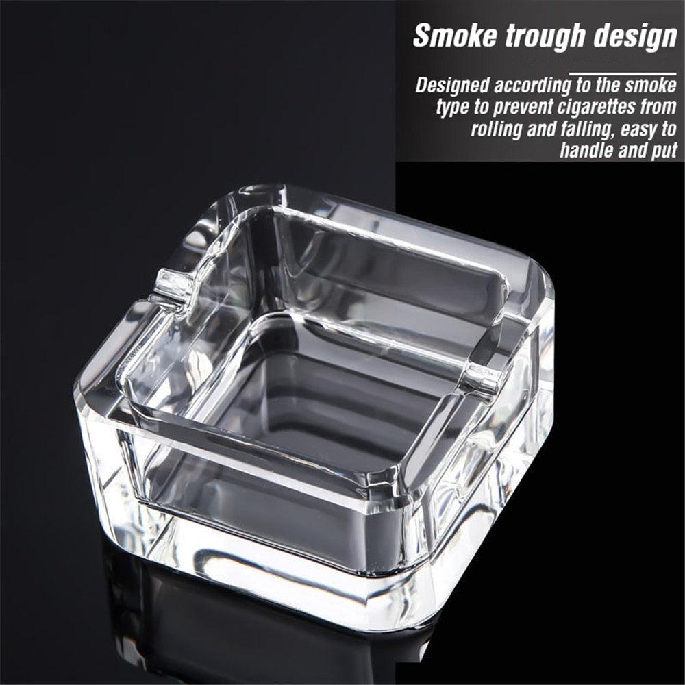 Enchanted Glass Ashtray: Whimsical Smoking Companion - Cigar Mafia