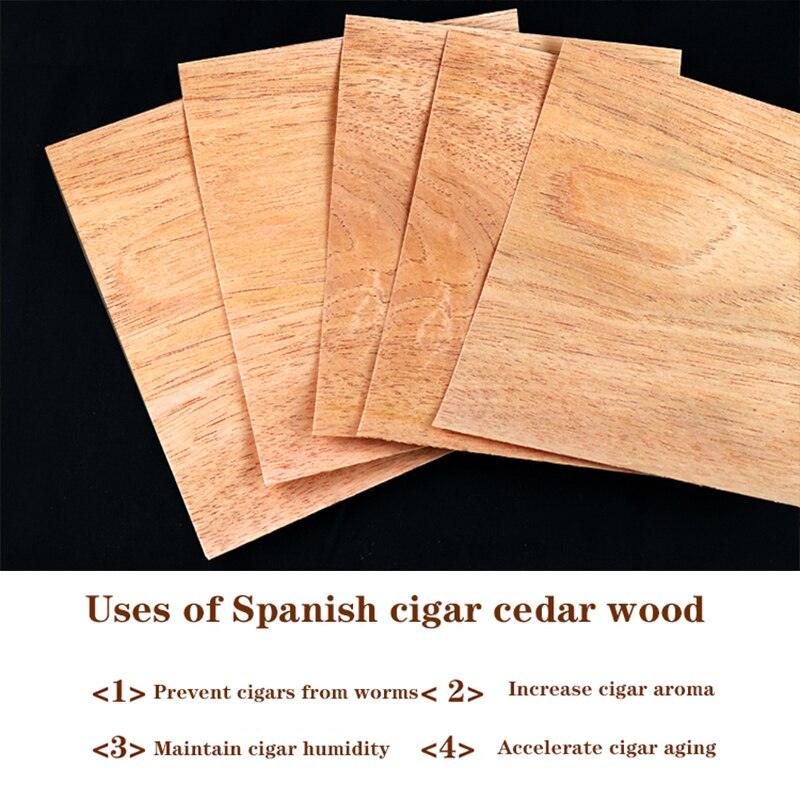 Enchanting Cedar Oasis: 5-Piece Cigar Humidor - Cigar Mafia