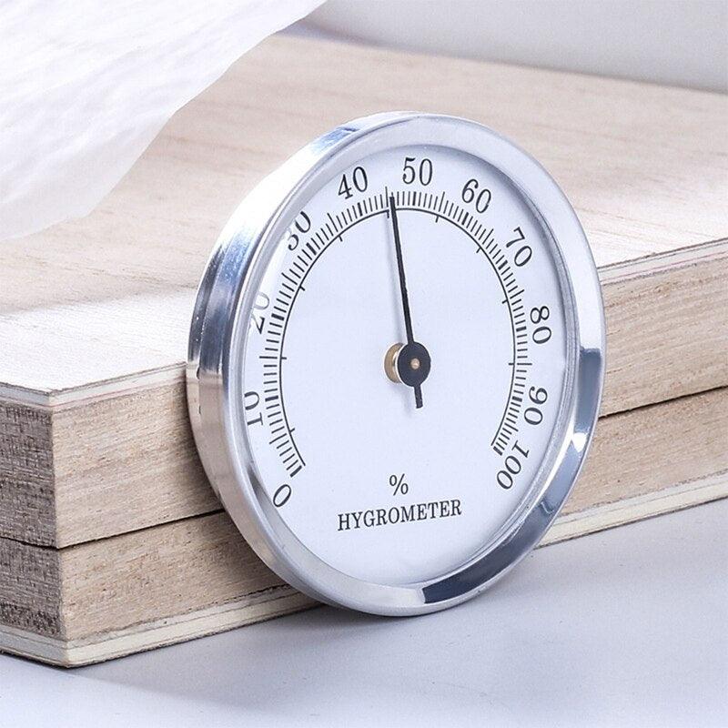 Enchanting Round Analog Hygrometer - Cigar Mafia