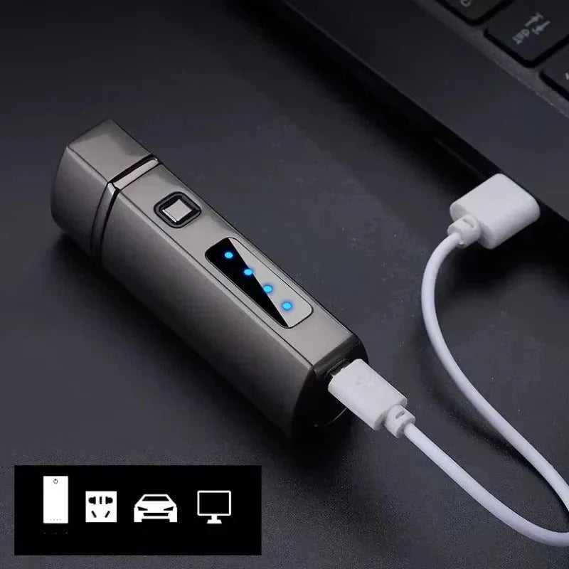 Rechargeable Triple-Jet Torch Lighter — cigar lighter, photo 5