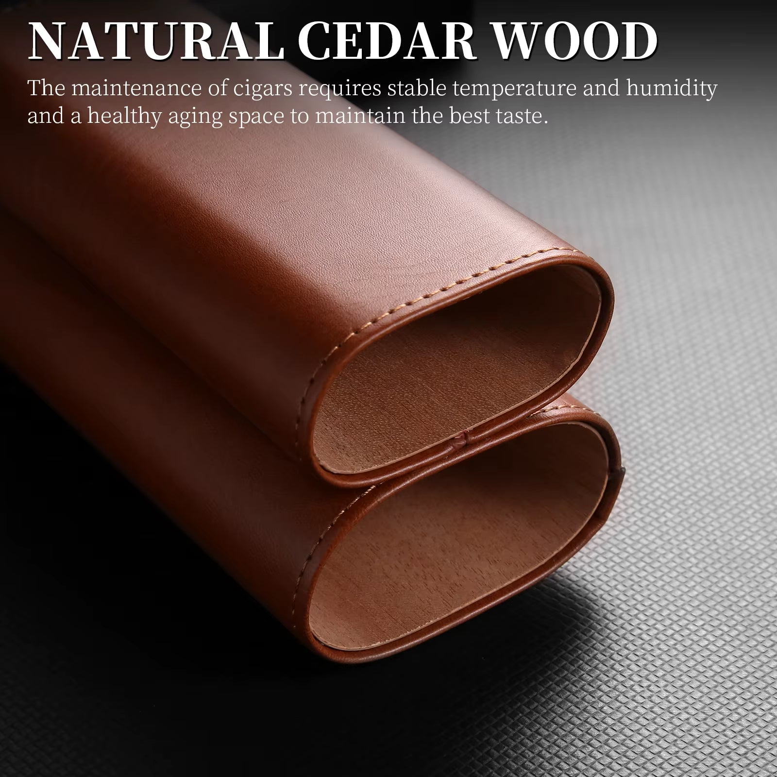 Cedar Travel Humidor — 3 Count — cigar humidor, photo 4