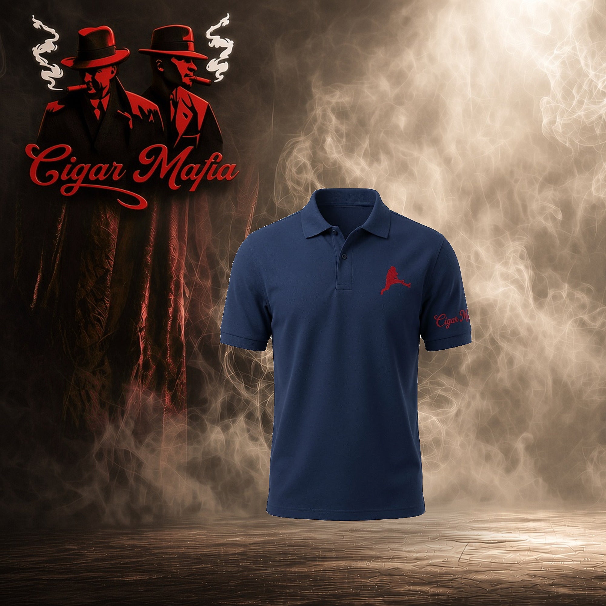 Air Allen Performance Polo — Blue