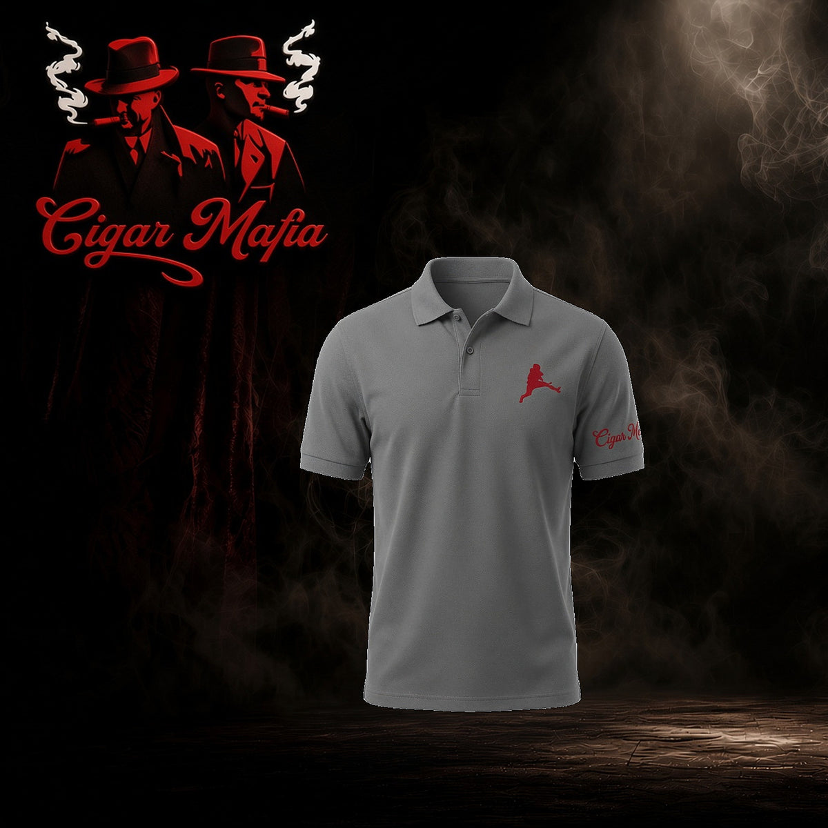Air Allen Performance Polo — Grey