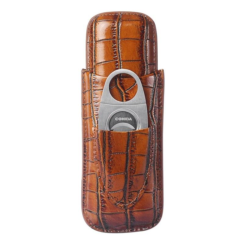 Luxury Leather Cigar Case: Dapper Delight - Cigar Mafia