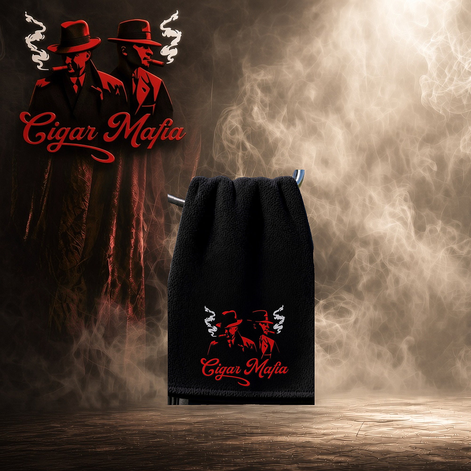 Mafia Golf Towel black __plated v7
