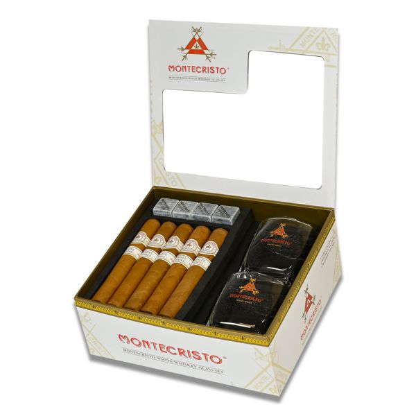 Montecristo White No 2 Belicoso Cigar Collection With Lighter