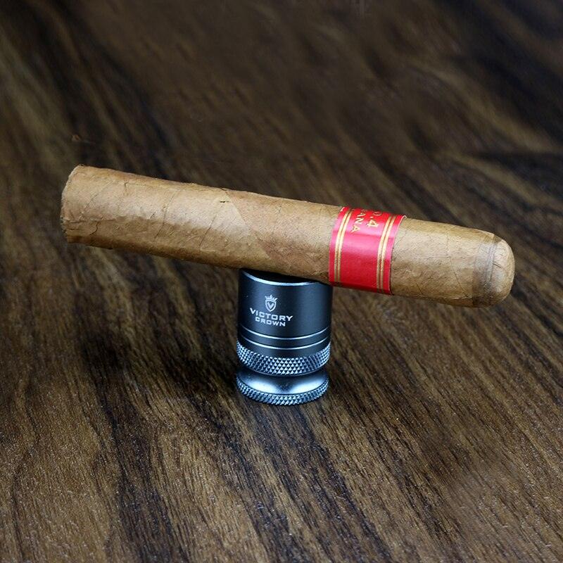 Portable Cigar Companion: Metal Stand, Cutter, and Drill Set - Cigar Mafia