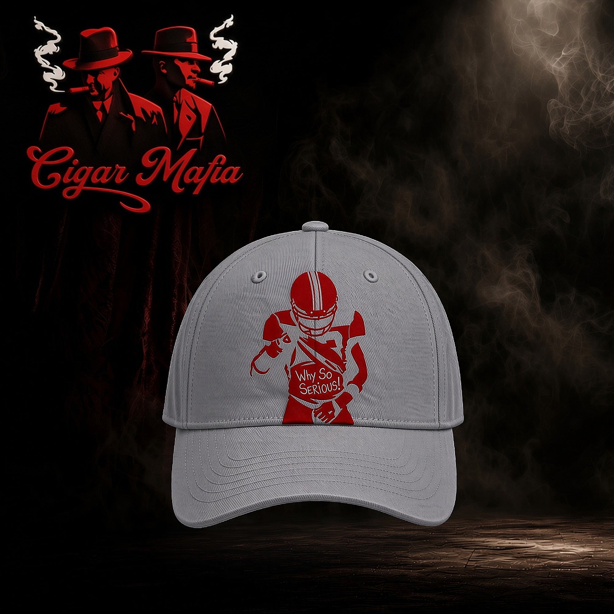 Why So Serious Hat gray __plated v7