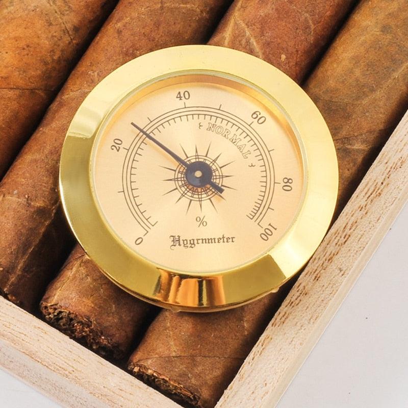 Enchanting Harmony: Mini Hygrometer for Guitar Cases &amp; Cigar Humidors - Cigar Mafia